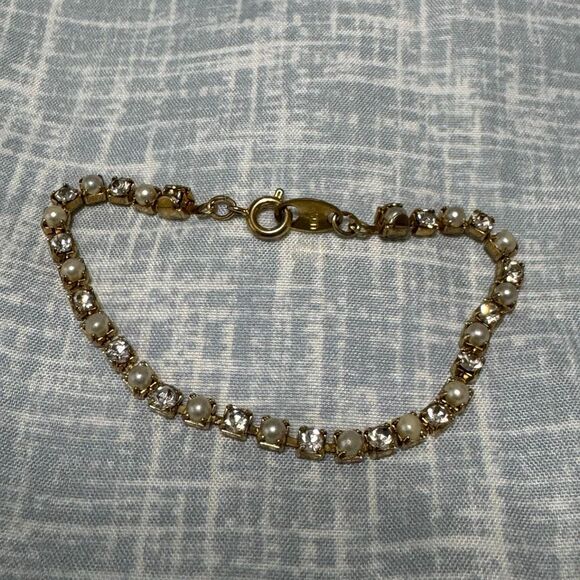 Vintage Rhinestone Tennis Bracelets Bundle of 3 - Picture 2 of 6